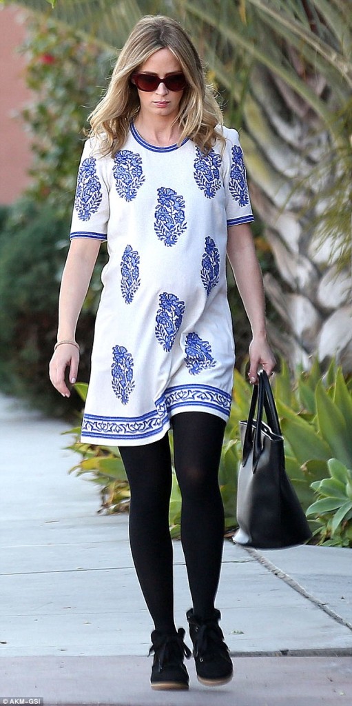 Emily Blunt with tunic