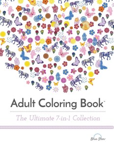 Adult Coloring Books, The Ultimate 7-In-1 Collection