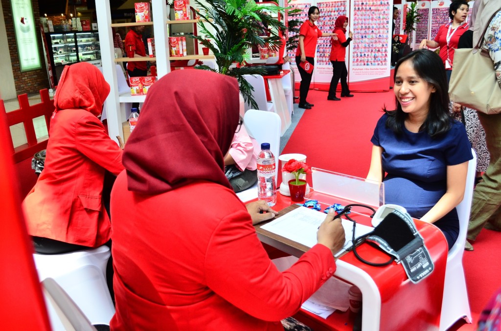Konsultasi gizi gratis dapat dinikmati calon mama selama acara Festival Ngidam SGM Bunda berlangsung.